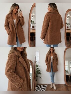 Iz Byer Teddy Coat